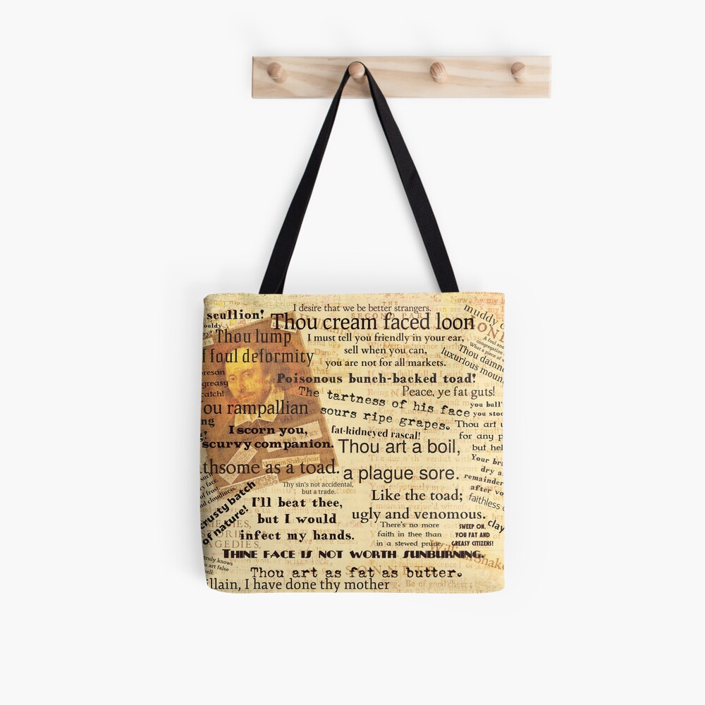 Shakespeare’s Best Insults Tote Bag