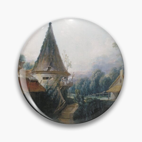 Item preview, Landscape near Beauvais (Boucher) designed and sold by ArtHistorical.