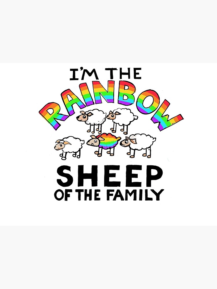 "Rainbow sheep" Poster by dolphinjohn Redbubble