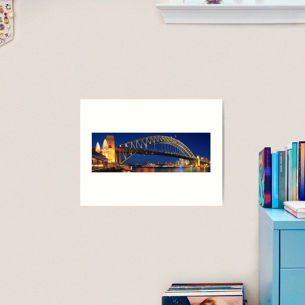Sydney Harbour Bridge, New South Wales, Australia Art Print