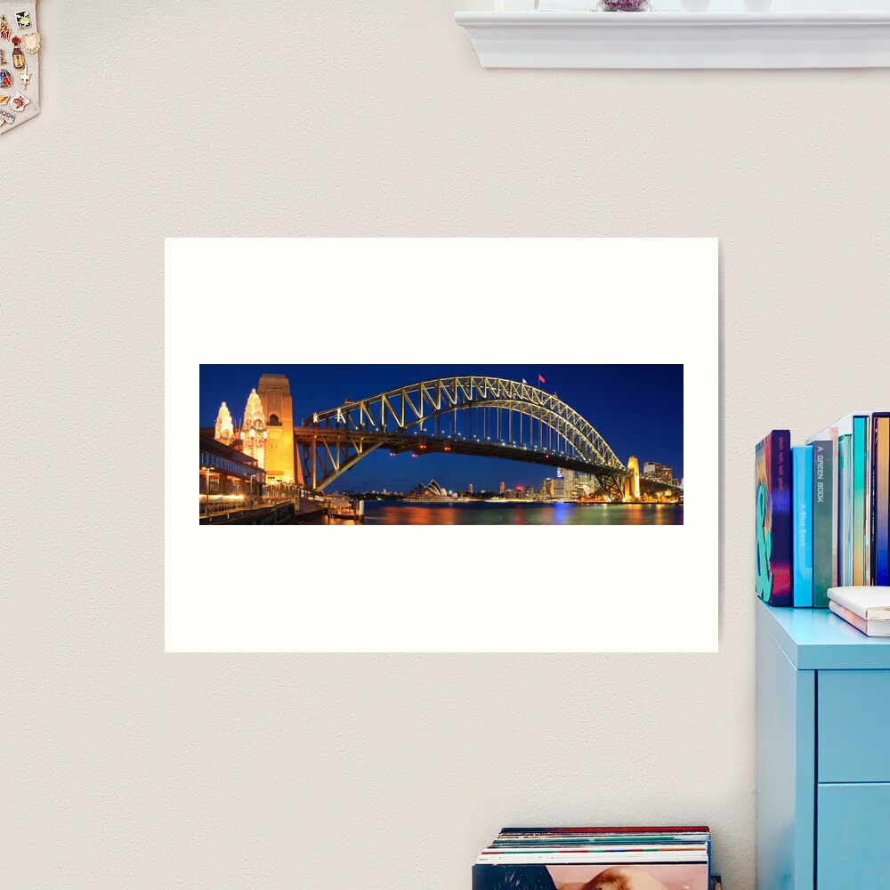 Sydney Harbour Bridge, New South Wales, Australia Art Print