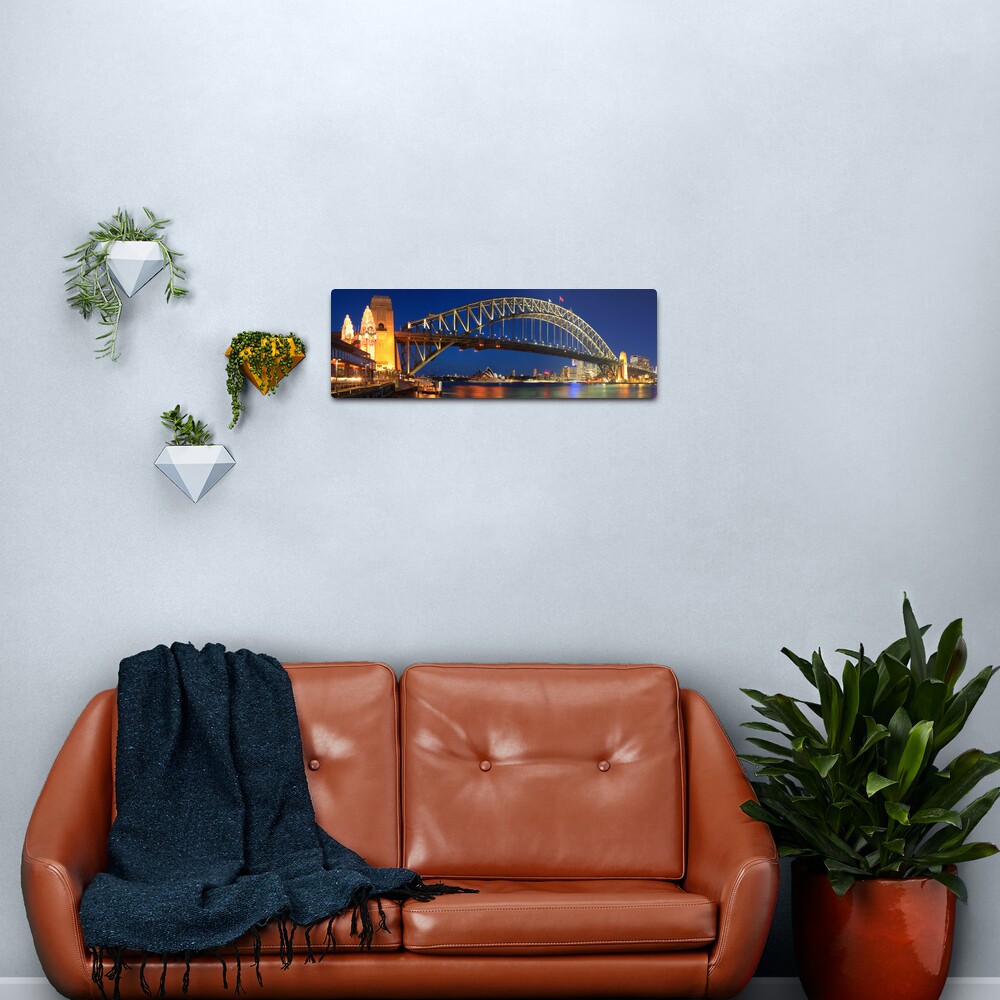 Sydney Harbour Bridge, New South Wales, Australia Metal Print
