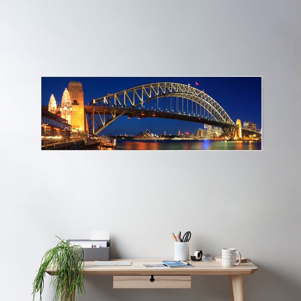 Sydney Harbour Bridge, New South Wales, Australia Poster