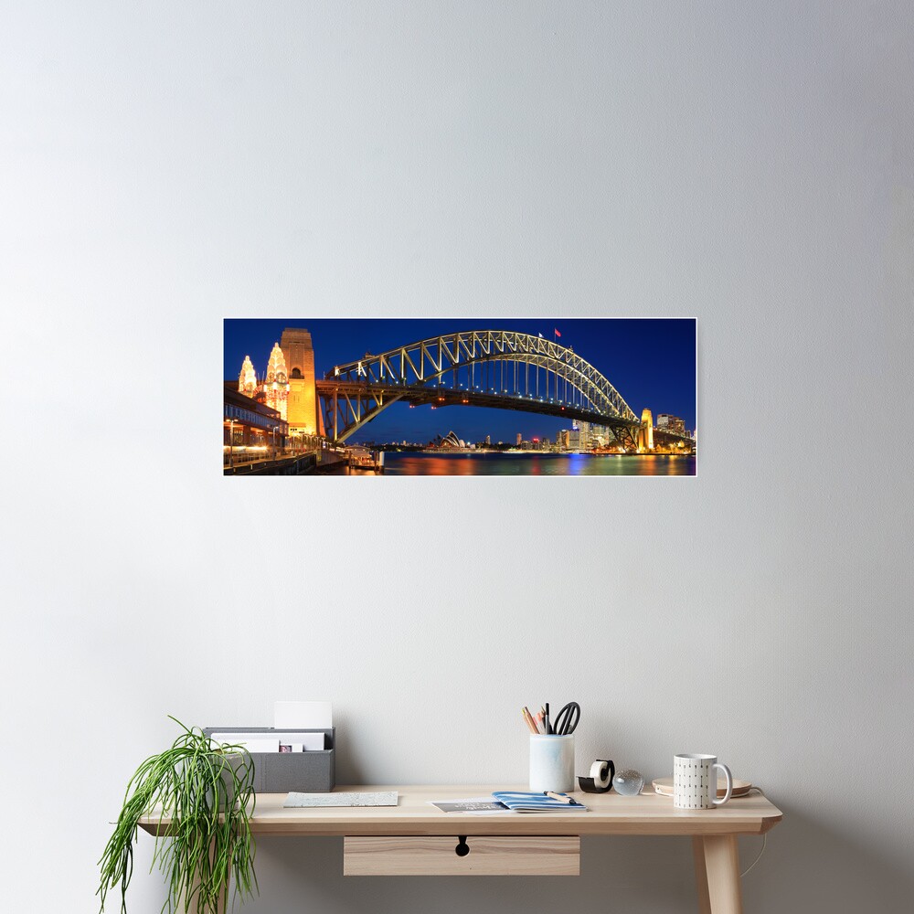 Sydney Harbour Bridge, New South Wales, Australia Poster