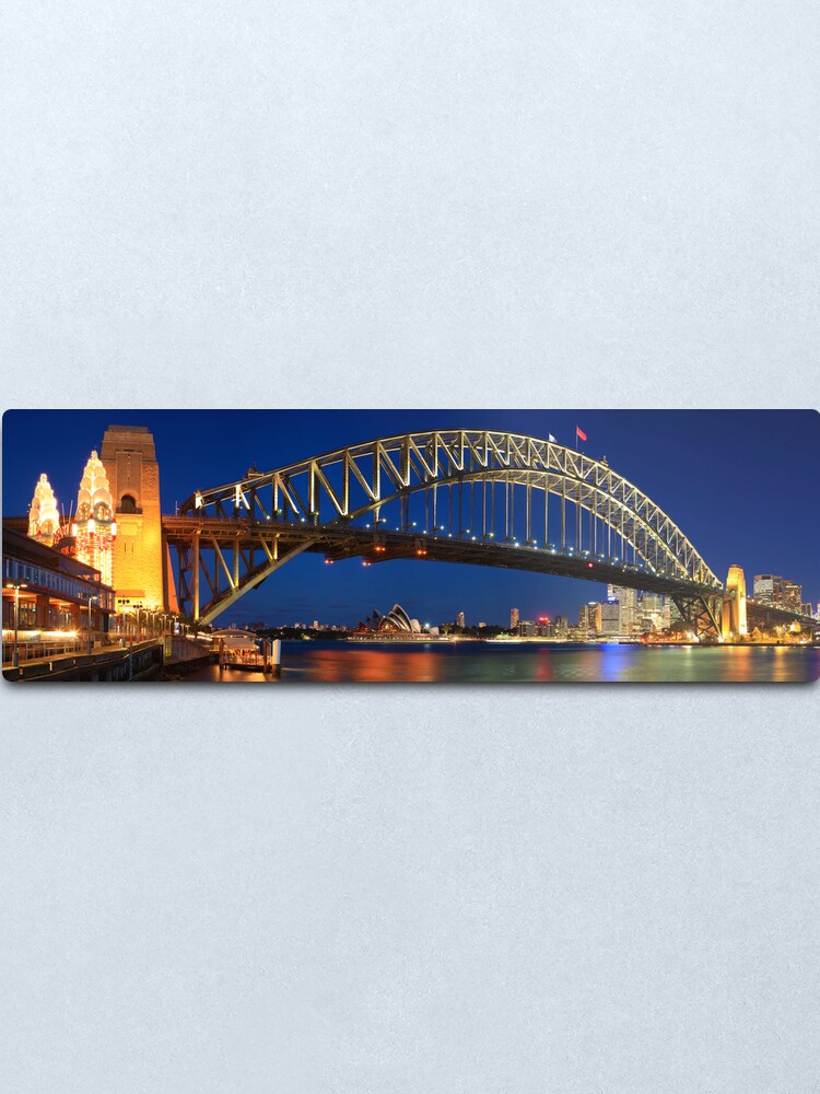 Alternate view of Sydney Harbour Bridge, New South Wales, Australia Metal Print