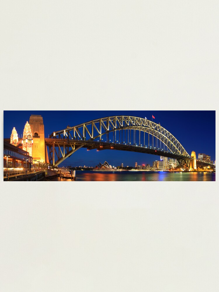 Alternate view of Sydney Harbour Bridge, New South Wales, Australia Photographic Print
