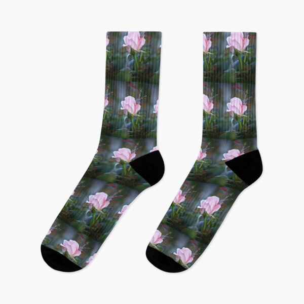 Item preview, Pink Rose Bud Bloom designed and sold by ReneeKennedy.