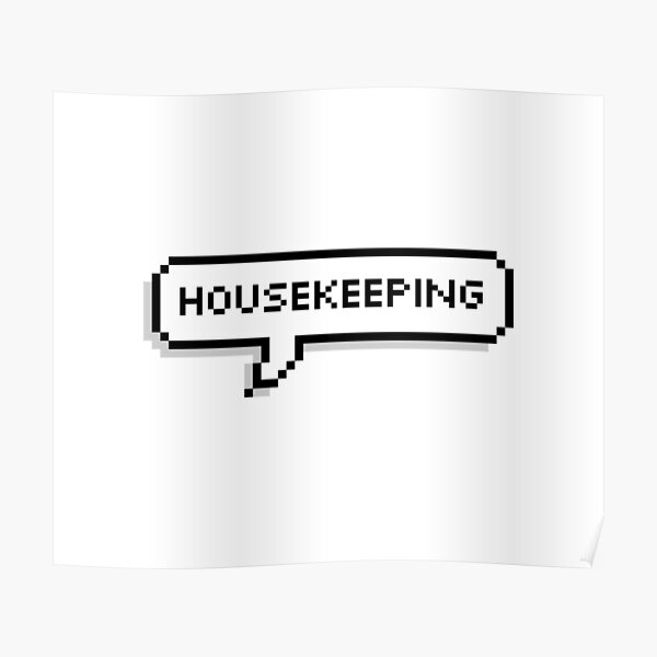 "outer banks housekeeping" Poster for Sale by sarap987 Redbubble