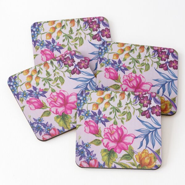 Item preview, Roses on Pale Pink ground designed and sold by Leslie Rogers Todder.