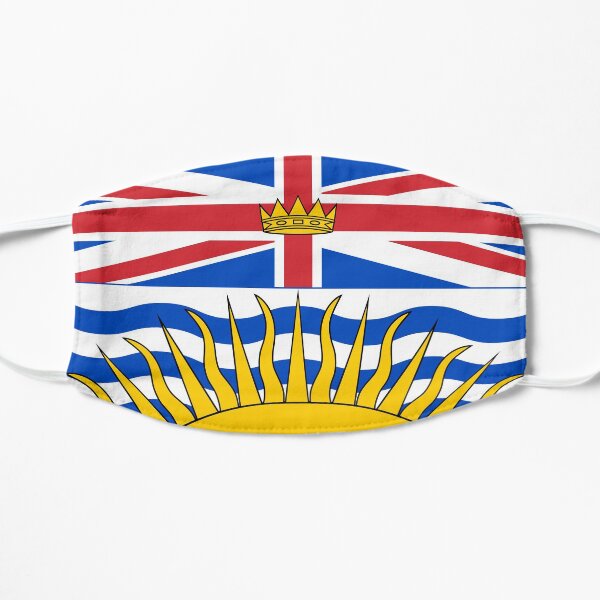 Flag of British Columbia (Canada) Mask