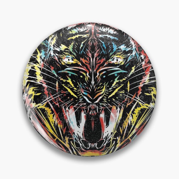 Item preview, stencil tiger designed and sold by kharma zero.