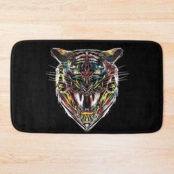 Item preview, stencil tiger designed and sold by kharma zero.