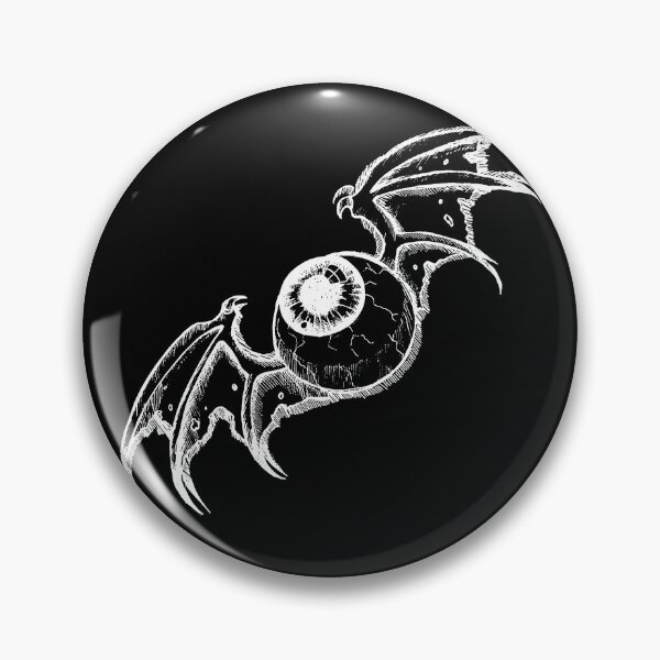 Item preview, Batwing eyeball White designed and sold by Sophie-Elisabeth Nightingale.