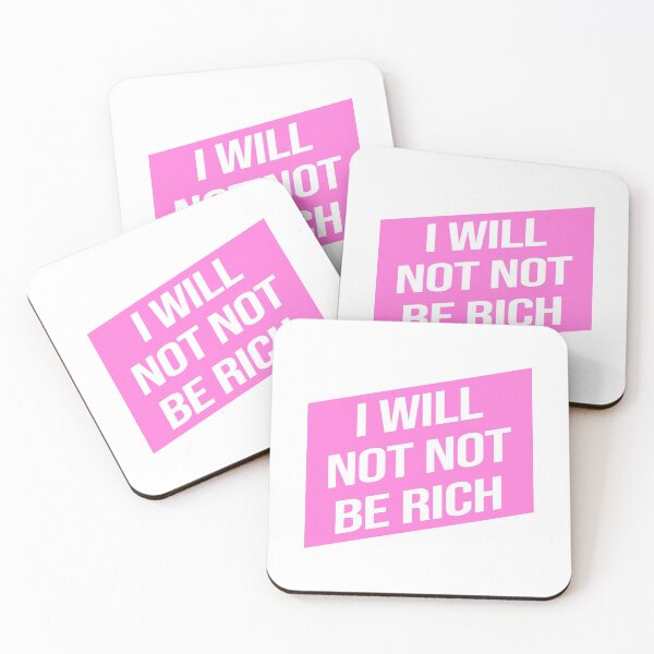 Item preview, I will not not be rich Renata  designed and sold by Grace Mansfield.