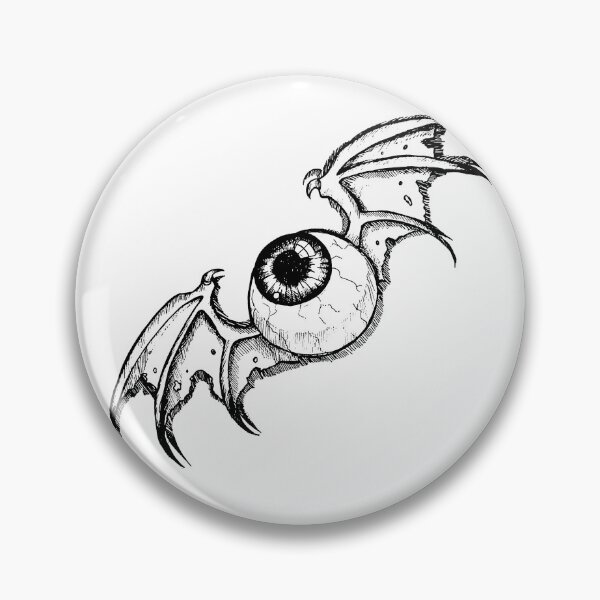 Item preview, Batwing eyeball Black designed and sold by Sophie-Elisabeth Nightingale.