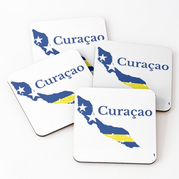 Item preview, Curacao Island country flag map designed and sold by marosharaf.