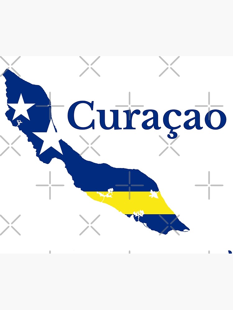 "Curacao Island country flag map" Poster for Sale by marosharaf | Redbubble