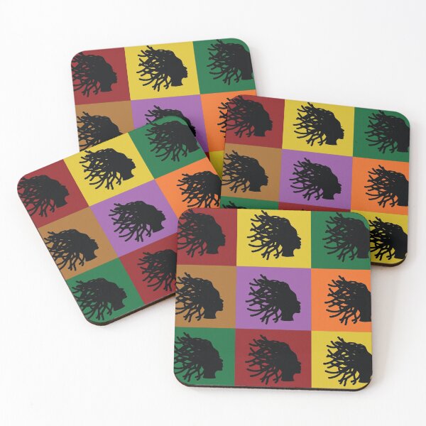 Item preview, Patrón de rastas silueta Locs designed and sold by blackartmatters.