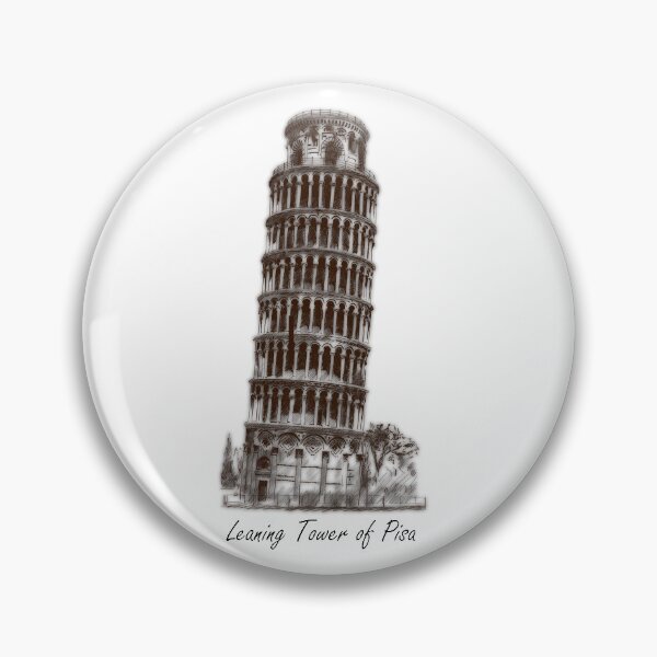 Item preview, Leaning Tower of Pisa with Text designed and sold by mattpanta.