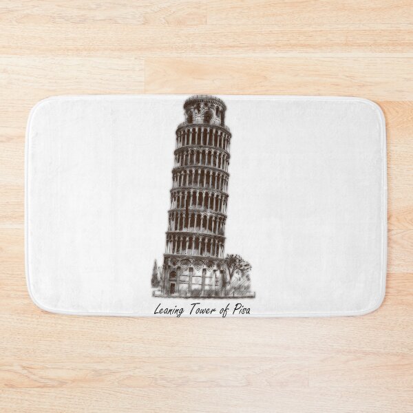 Item preview, Leaning Tower of Pisa with Text designed and sold by mattpanta.