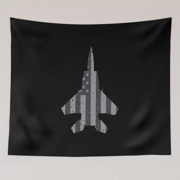 Item preview, F15 Eagle Subdued American Flag Silhouette designed and sold by artbyedo.