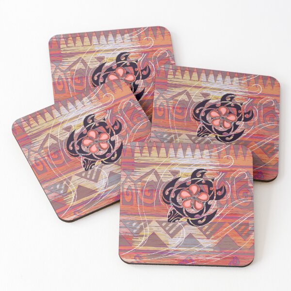 Item preview, Hawaiian - Samoan - Polynesian Tribal Turtle designed and sold by sunnthreads.