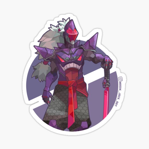 Blade of the Purple Smog Sticker