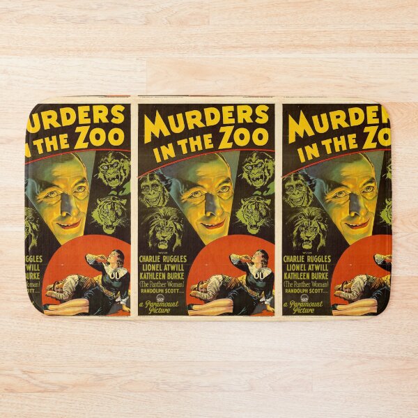 Item preview, Murders In the Zoo - Classic Movie poster design designed and sold by VelcroFathoms.