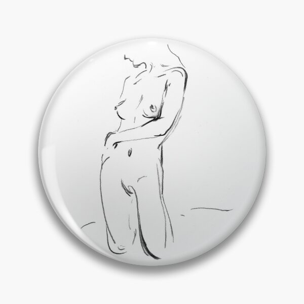 Item preview, woman one line drawing, nude line drawing, erotic nudity, art femme designed and sold by GalleryArtField.