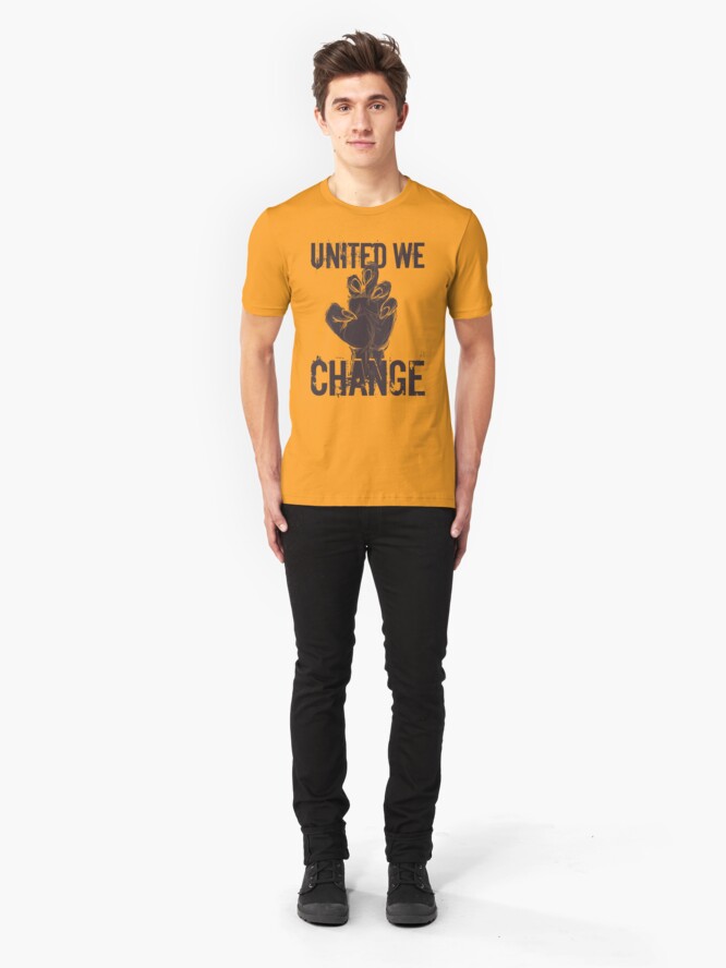 Alternate view of Werewolves: United We Change Slim Fit T-Shirt