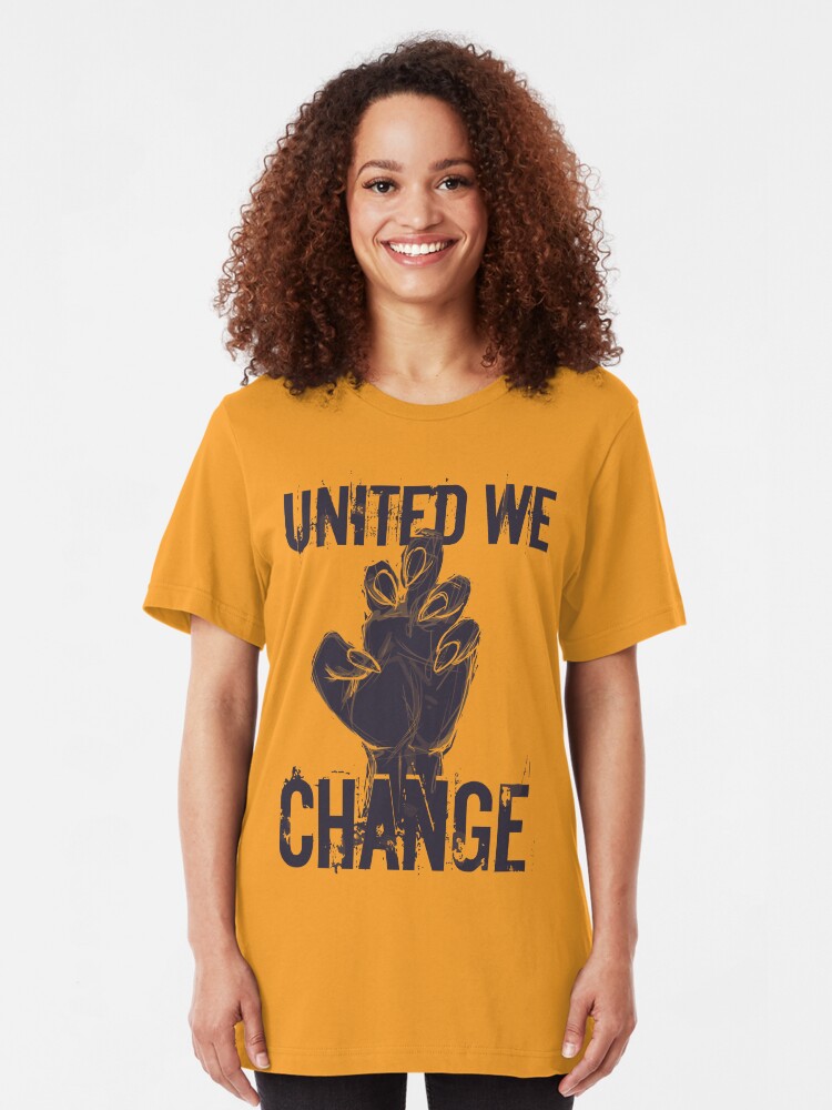 Alternate view of Werewolves: United We Change Slim Fit T-Shirt