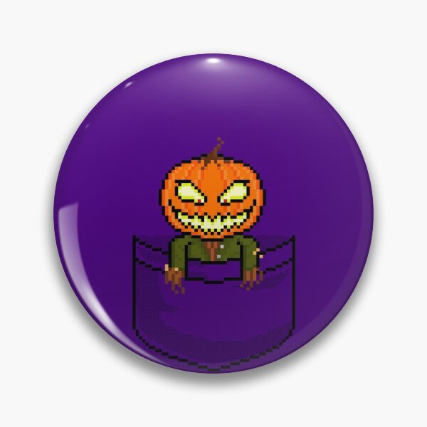 Item preview, Pixel Pocket Pumpkin Head designed and sold by gkillerb.