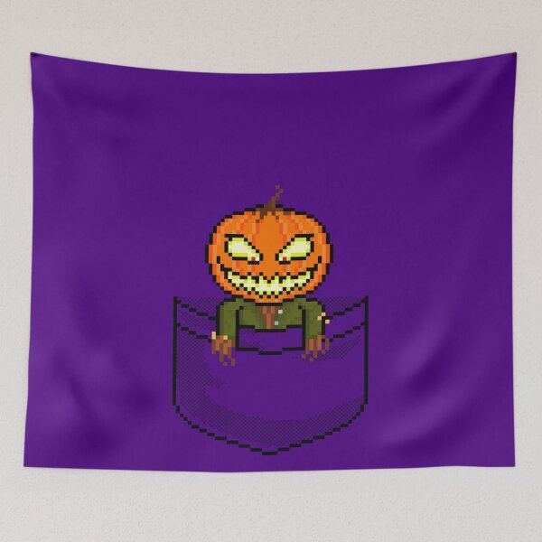 Item preview, Pixel Pocket Pumpkin Head designed and sold by gkillerb.