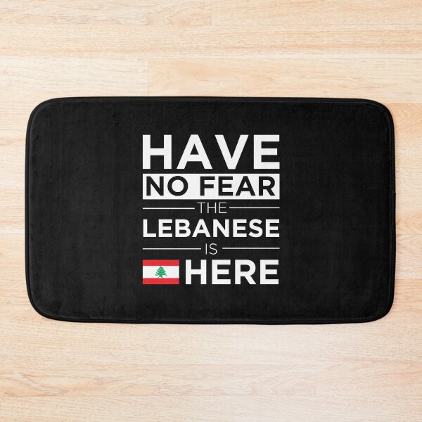 Aperçu de l'œuvre N'ayez pas peur Le Libanais est ici Fierté Liban fier créée et vendue par losttribe.