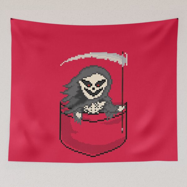 Item preview, Pixel Pocket Red Eyes Grim Reaper designed and sold by gkillerb.