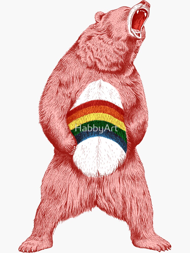 Rainbow Bear Stickers for Sale | Redbubble