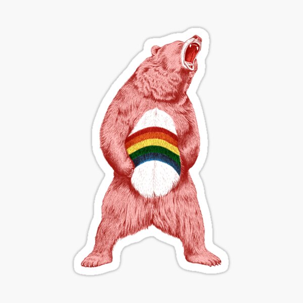 Still Caring Bear Sticker