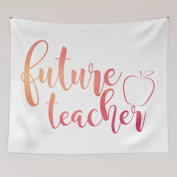 Item preview, future teacher designed and sold by stickersbycare.
