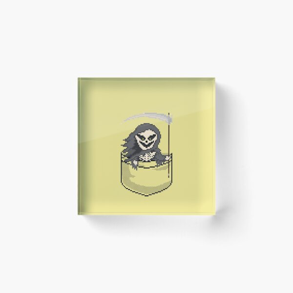 Item preview, Pixel Pocket Yellow Eyes Grim Reaper designed and sold by gkillerb.