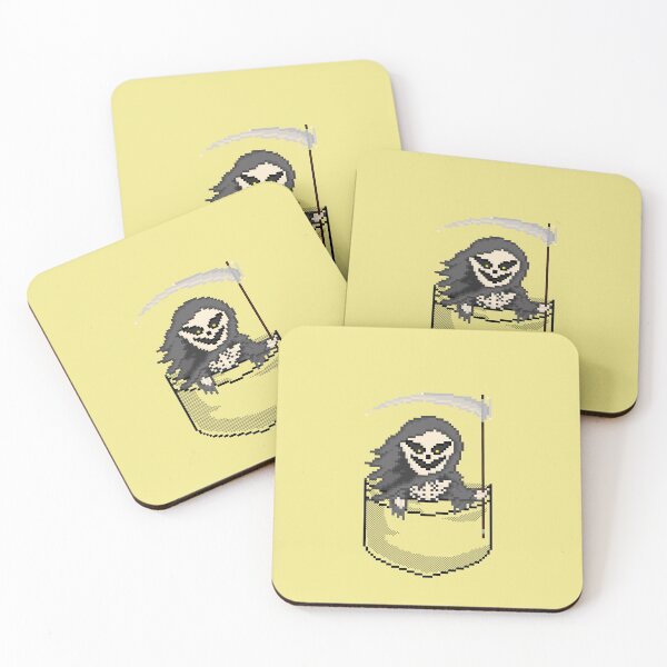 Item preview, Pixel Pocket Yellow Eyes Grim Reaper designed and sold by gkillerb.