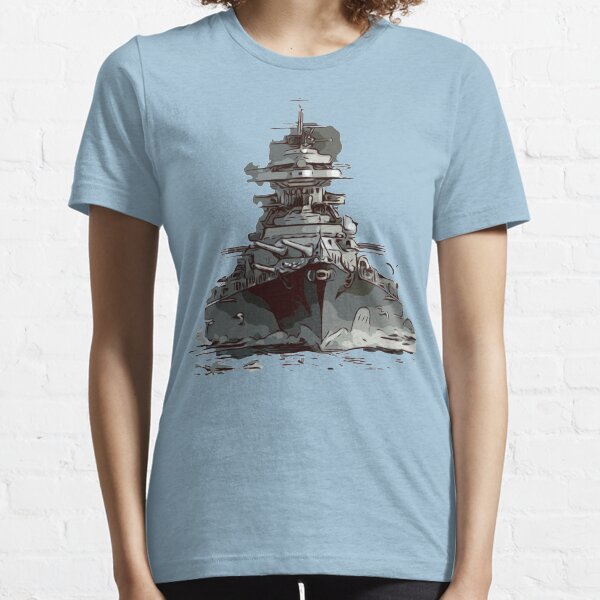 WW2 Battlehip Armored Warship Essential T-Shirt