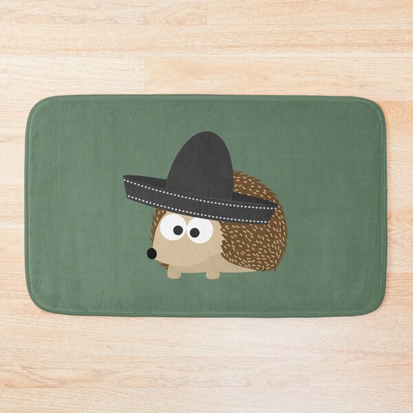Artikelvorschau, Niedlicher Brown-Igel, der einen Sombrero trägt entworfen und verkauft von Hedgie Designs.