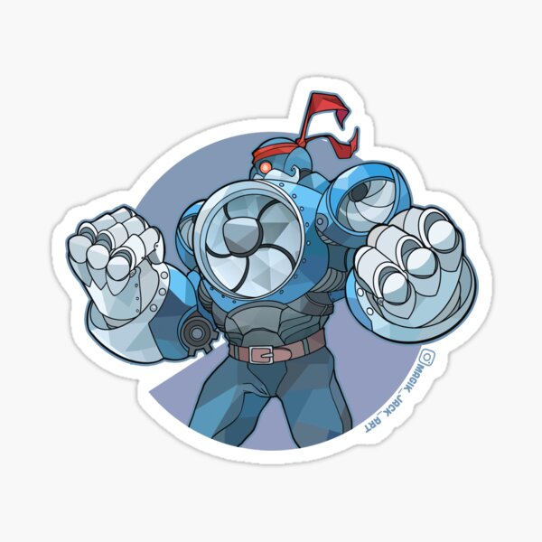 Bubble Punch Mech Sticker