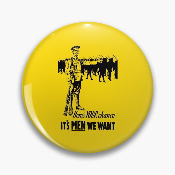 Item preview, It's Men We Want -- WW1 Recruiting Poster designed and sold by warishellstore.