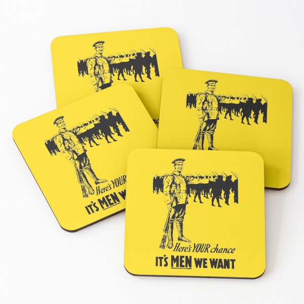 Item preview, It's Men We Want -- WW1 Recruiting Poster designed and sold by warishellstore.