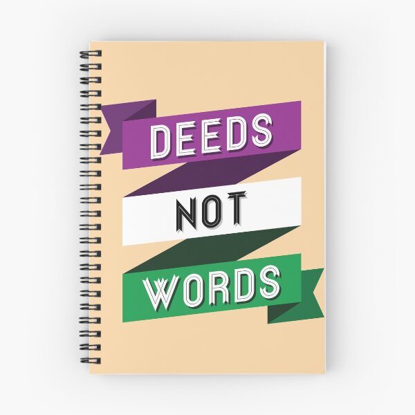 Item preview, Deeds Not Words designed and sold by Eat the Rich.