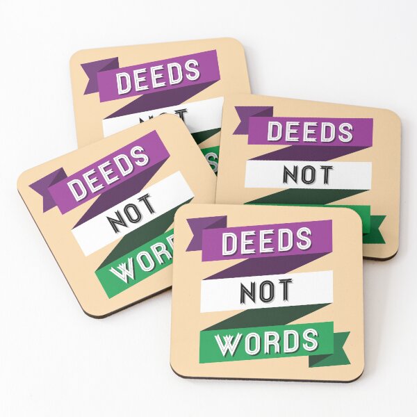 Item preview, Deeds Not Words designed and sold by Eat the Rich.