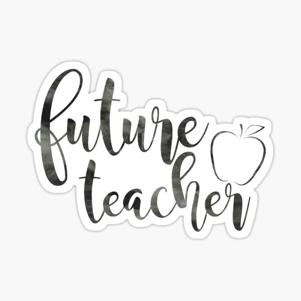 teacher Sticker for Sale by stickersbycare