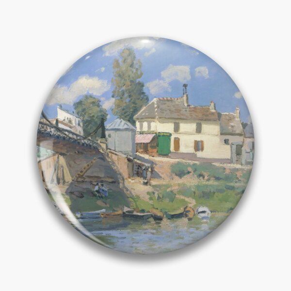 Item preview, The Bridge at Villeneuve-la-Garenne (Sisley) designed and sold by ArtHistorical.