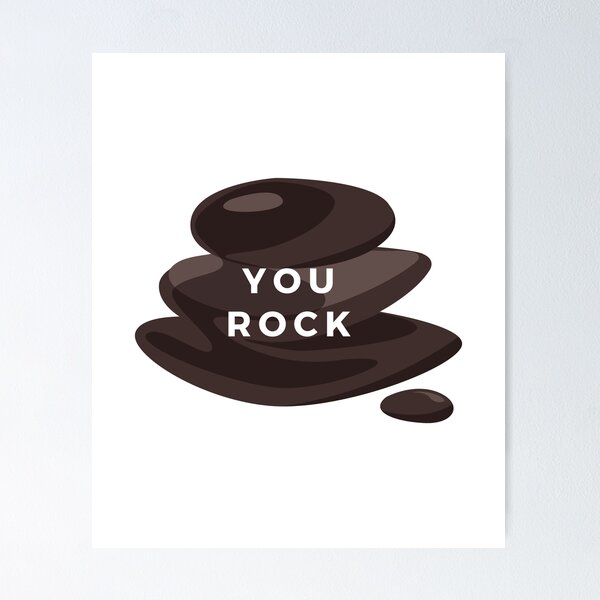 Item preview, You Rock if You Rock Balancing Yoga Zen designed and sold by BampiQ.